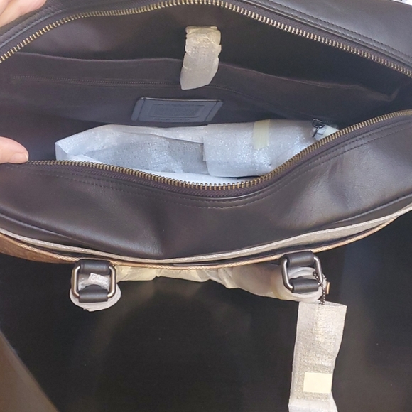 ♥️ DECIDED TO KEEP ♥️Coach Trekker Carryall In Signature - Travel - Picture 15 of 17